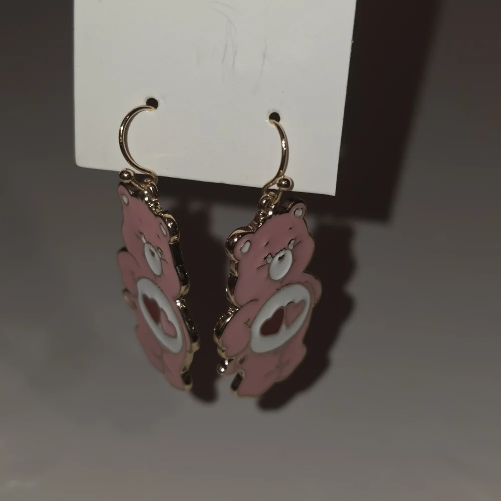Love-A-Lot Bear Care Bears Earrings Handmade Hypo-Allergenic Bundle/Offer 2 Save